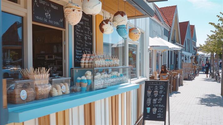 Prøv en lækker is i Hvide Sande